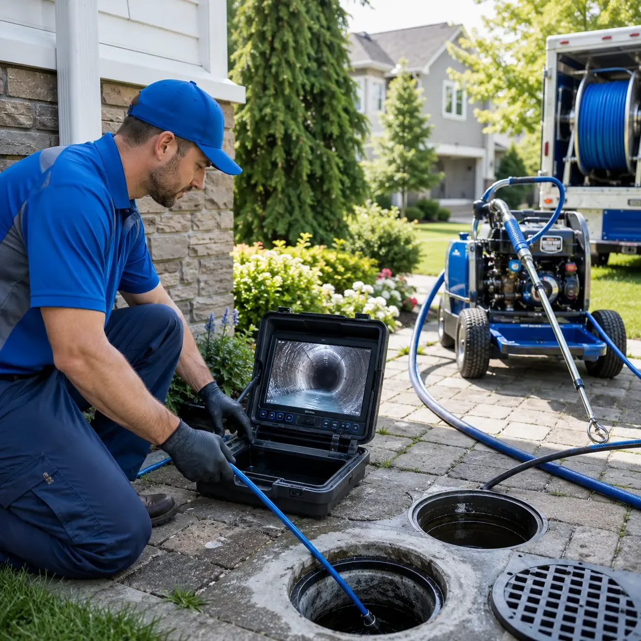 Outdoor drain cleaning professionals serving Britton, MI